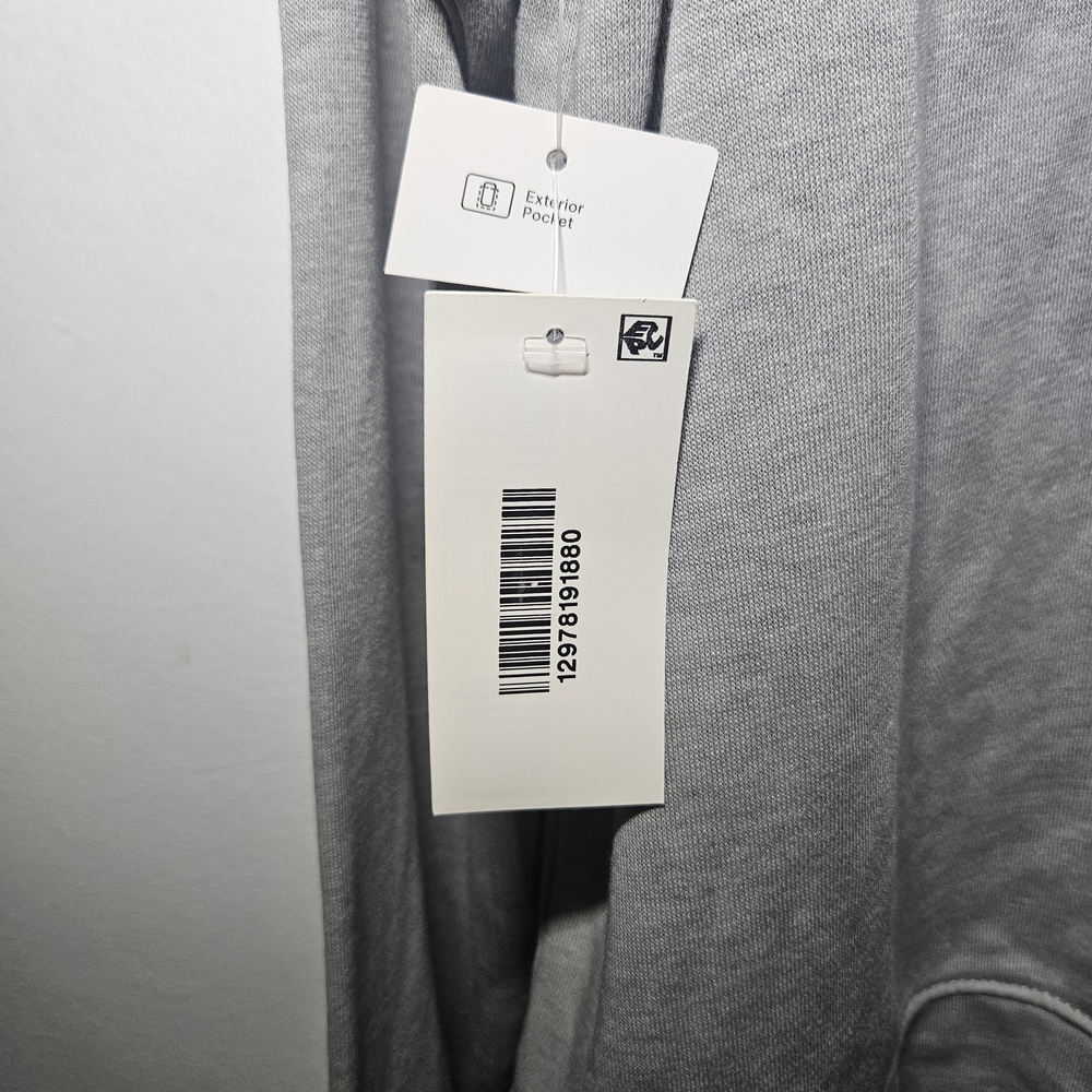Light Gray Zip-Up Sweater - Picture 4 of 4